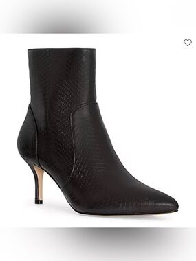 Rebecca Minkoff Womens Denise Stiletto Heel Booties black snake print 6 NWT